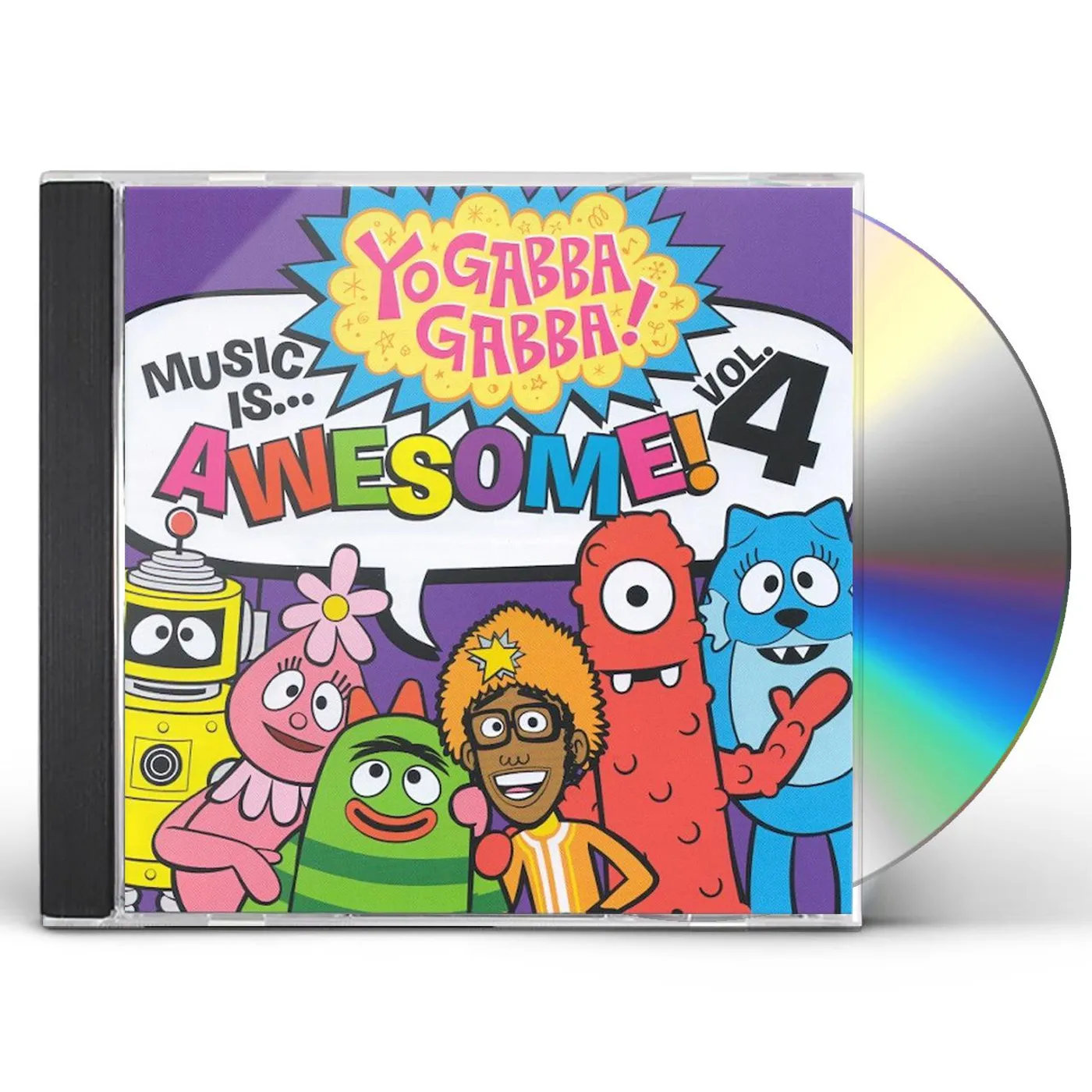 Yo Gabba Gabba MUSIC IS AWESOME 4 CD