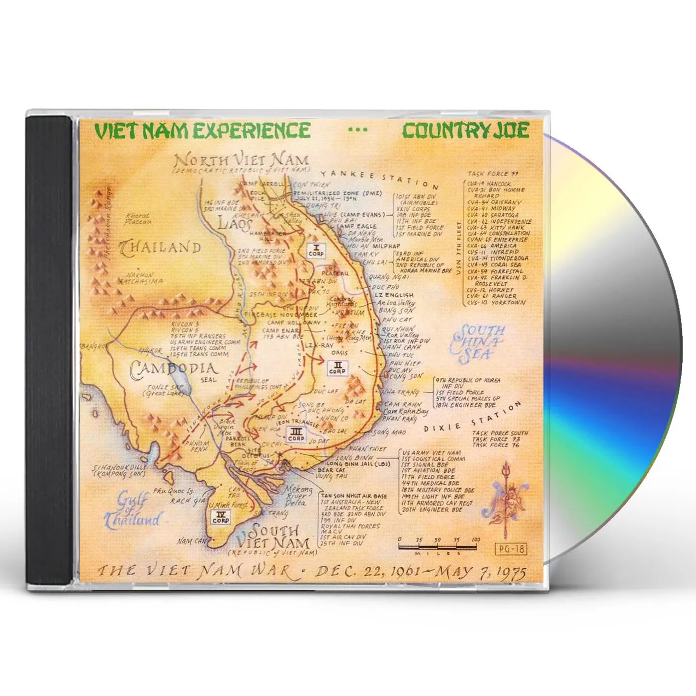 Country Joe McDonald VIETNAM EXPERIENCE CD