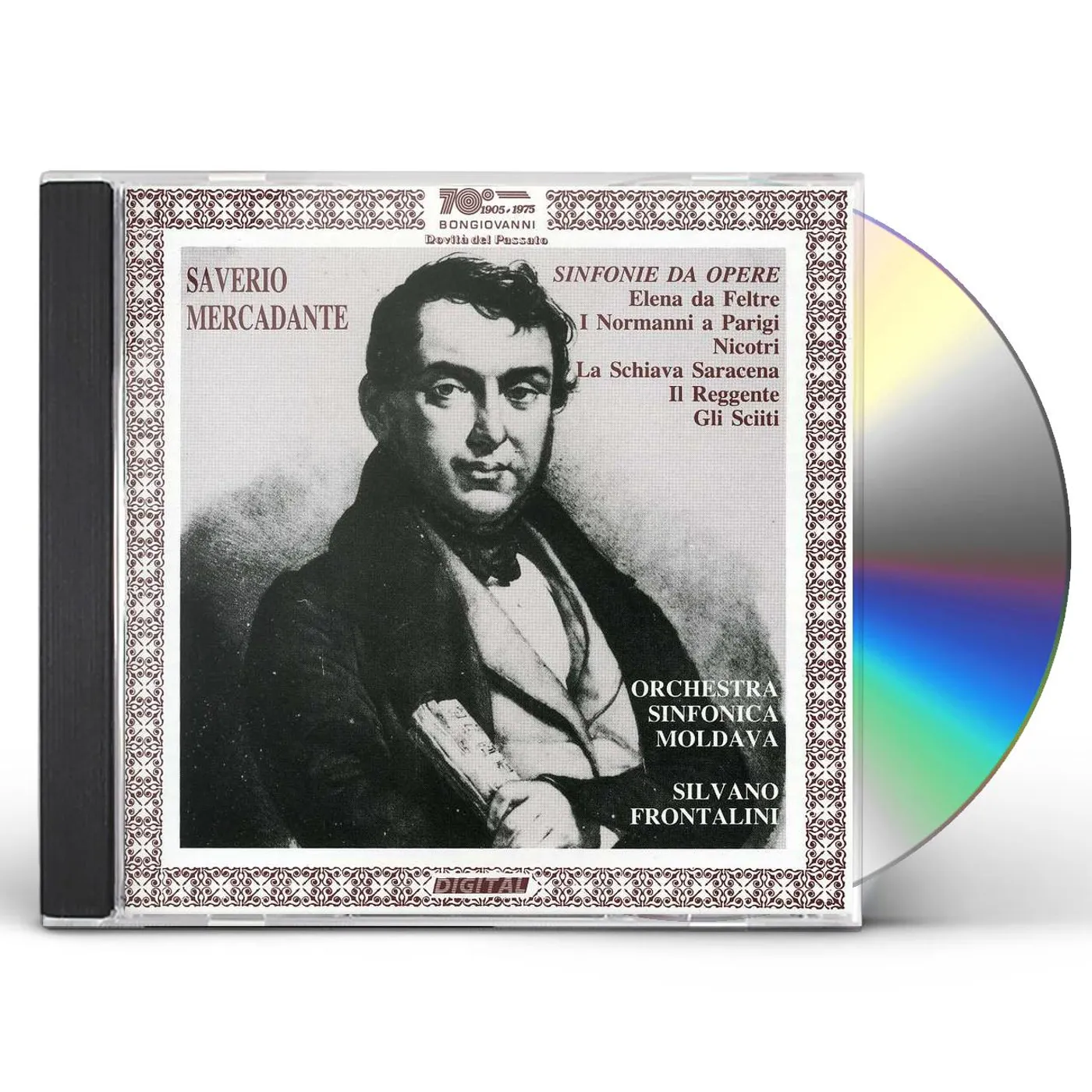 Saverio Mercadante SINFONIE DA OPERE: ELENA DA FE CD