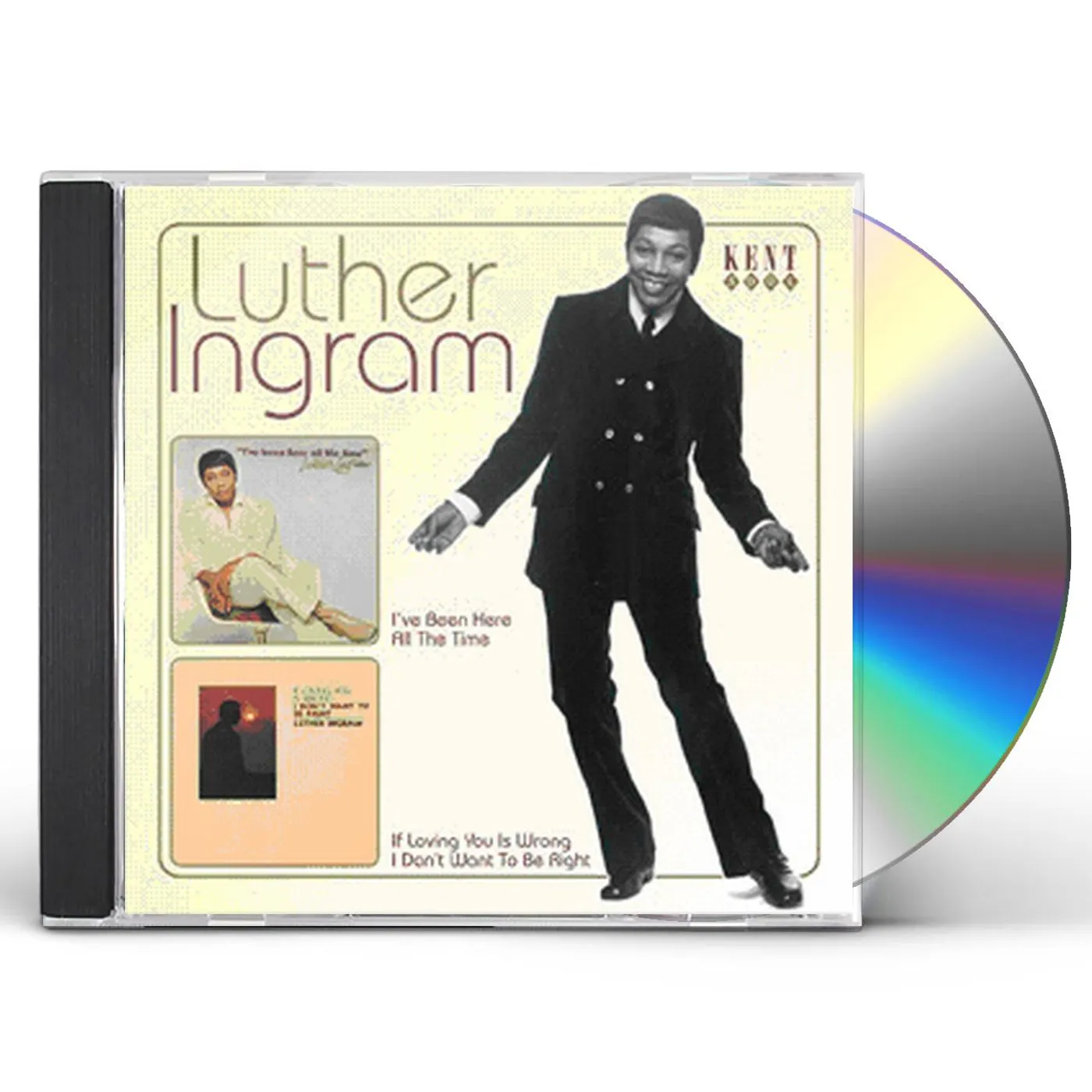 Luther Ingram I'VE BEEN HERE ALL THE TIME / IF LOVING YOU IS CD