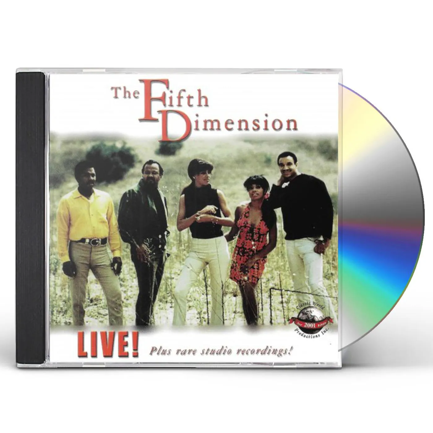 Fifth Dimension LIVE PLUS RARE STUDIO RECORDINGS CD