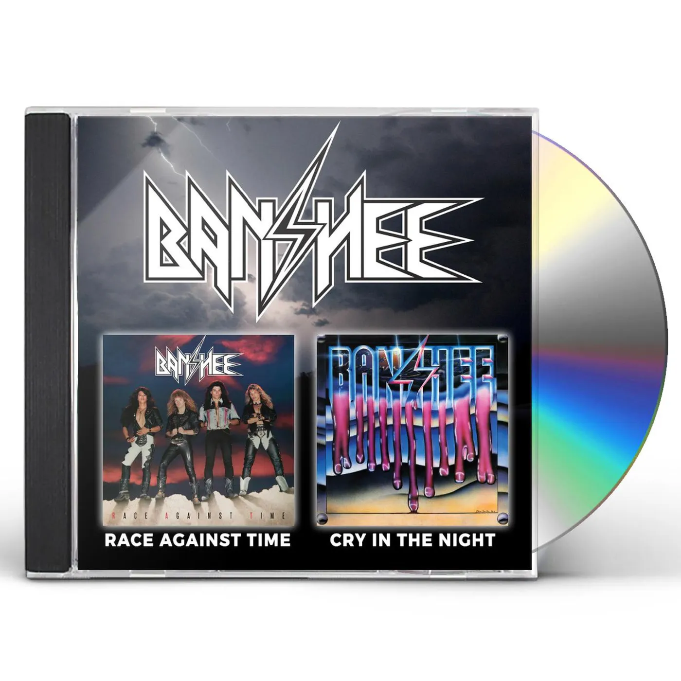 Banshee RACE AGAINST TIME / CRY IN THE NIGHT CD