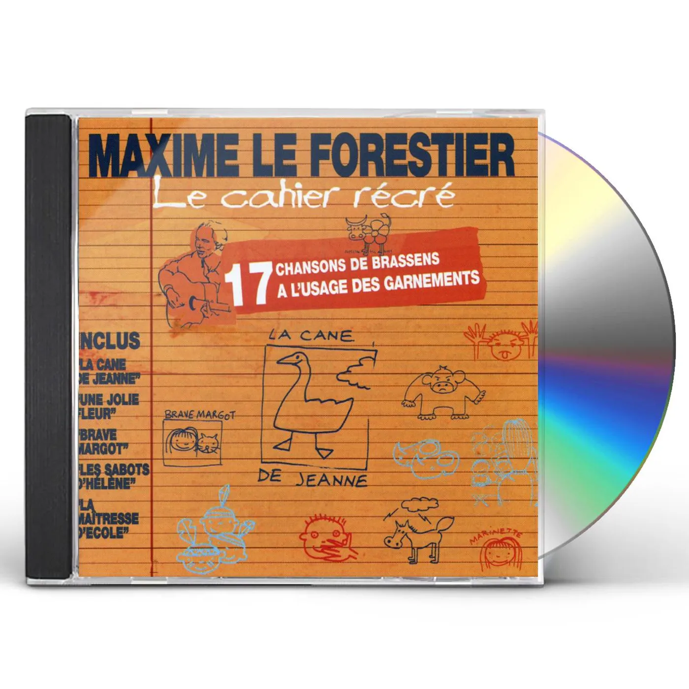 Maxime Le Forestier LE CAHIER RECRE CD