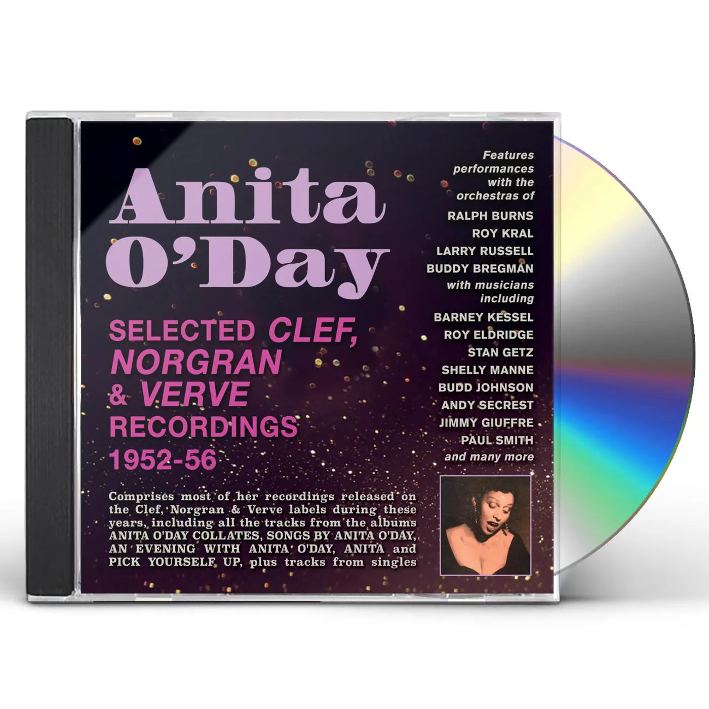 Anita O'Day SELECTED CLEF, NORGRAN & VERVE RECORDINGS 1952-56 CD