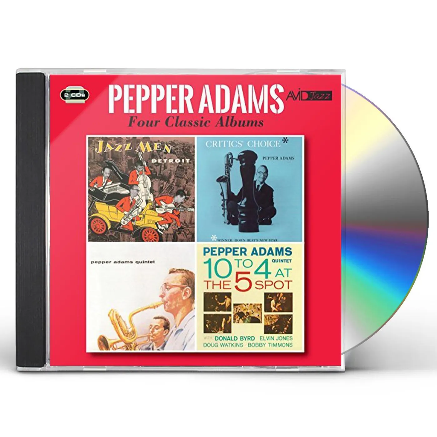 Pepper Adams JAZZMAN DETROIT / CRITICS CHOICE / QUINTET / 10 TO CD