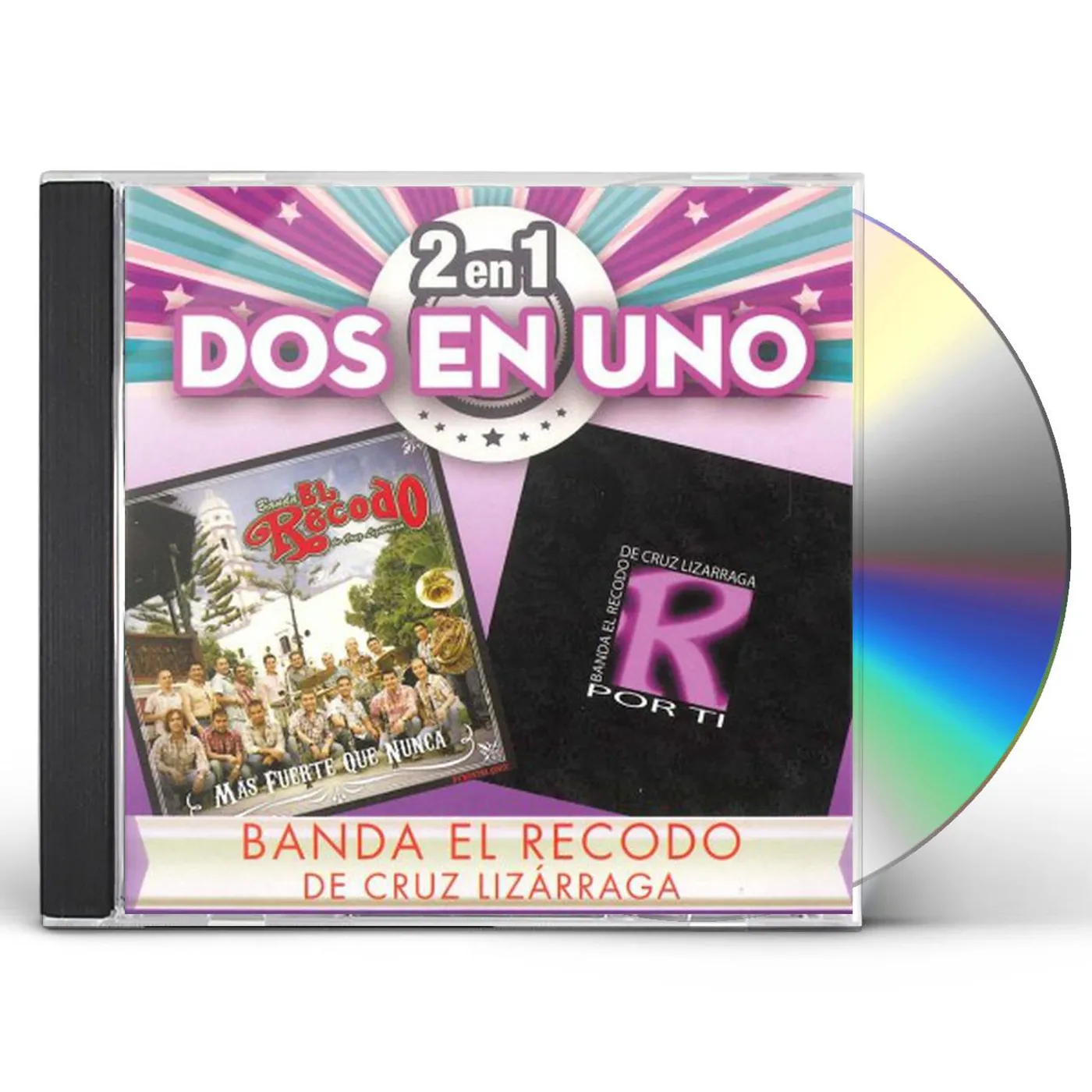 Banda Sinaloense El Recodo De Cruz Lizarraga 2EN1 CD