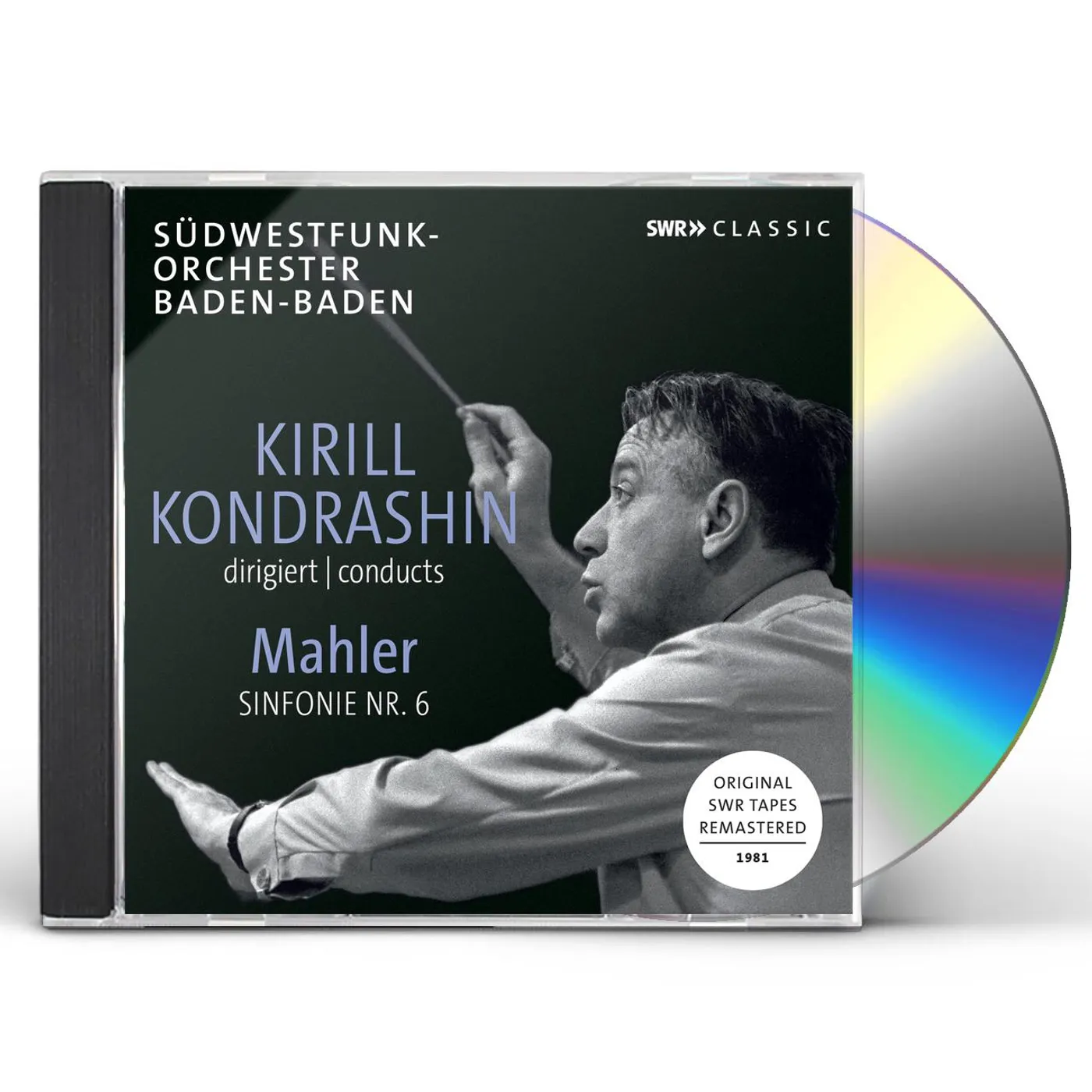 KIRILL KONDRASHIN CONDUCTS Gustav Mahler SYMPHONY 6 CD