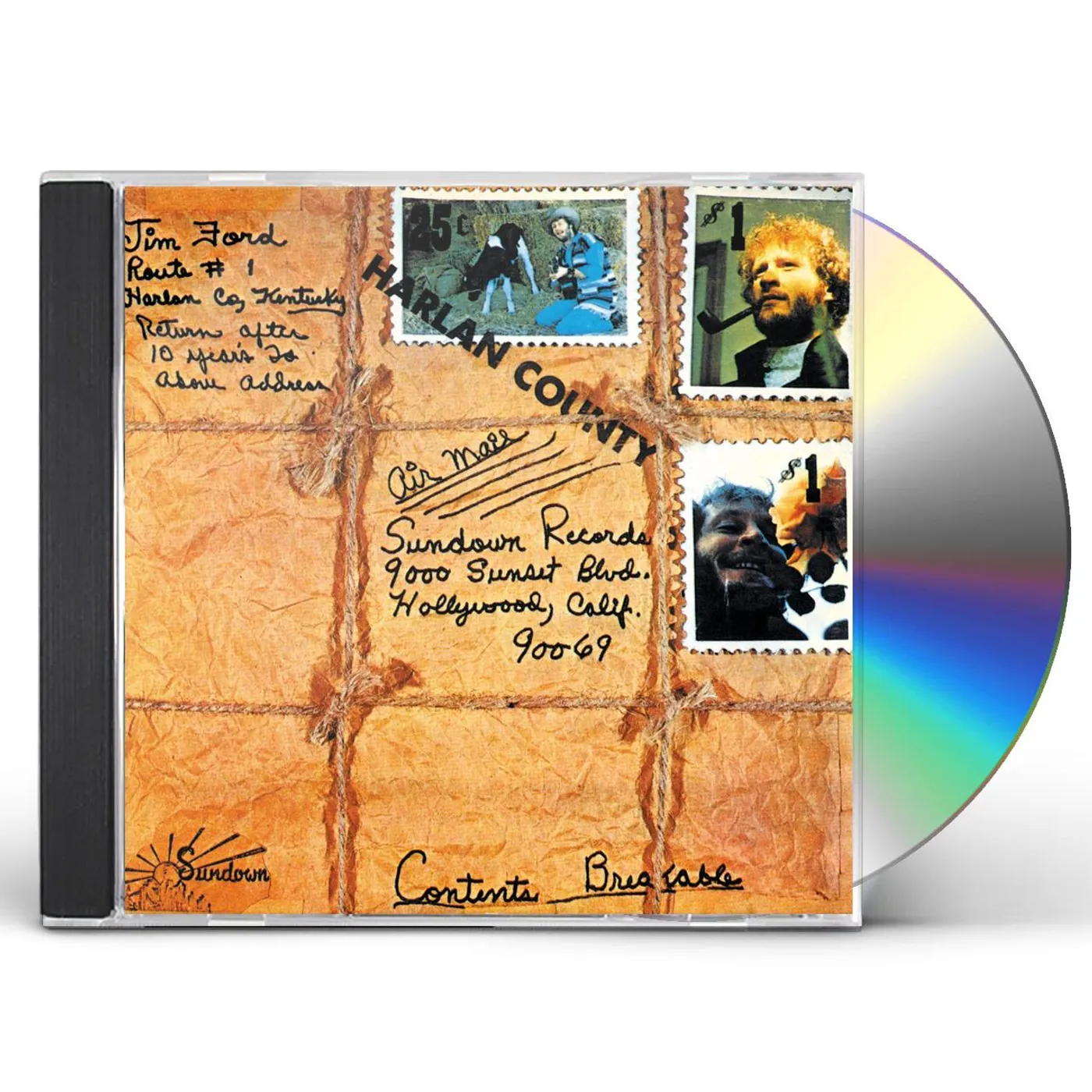 Jim Ford HARLAN COUNTRY CD