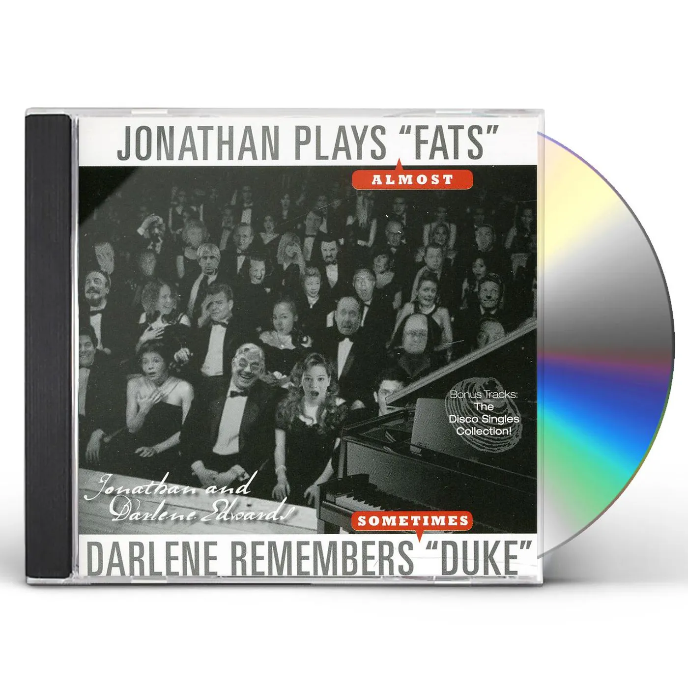 Jonathan & Darlene Edwards JONATHAN PLAYS FATS DARLENE REMEMBERS DUKE CD