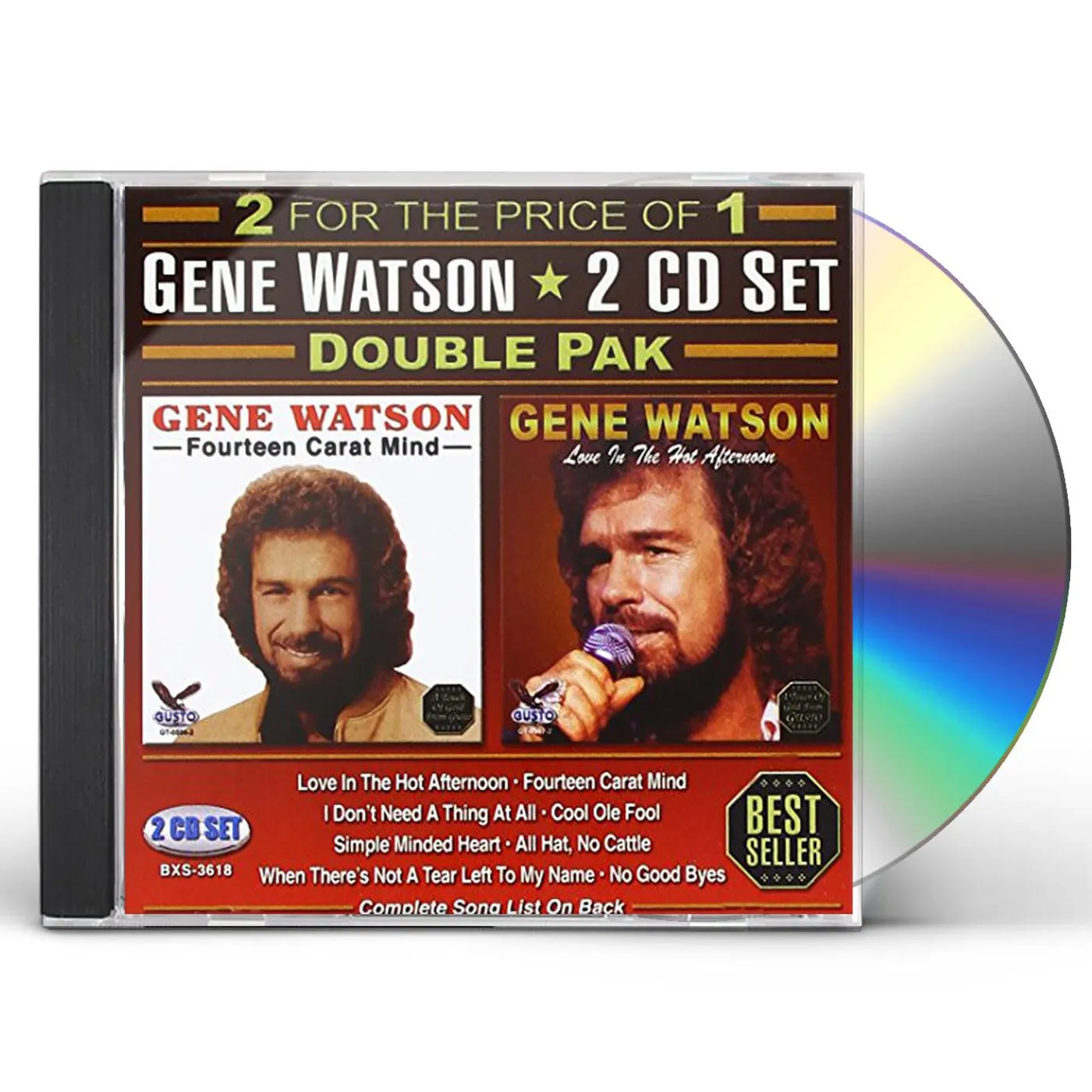 Gene Watson DOUBLE PAK CD