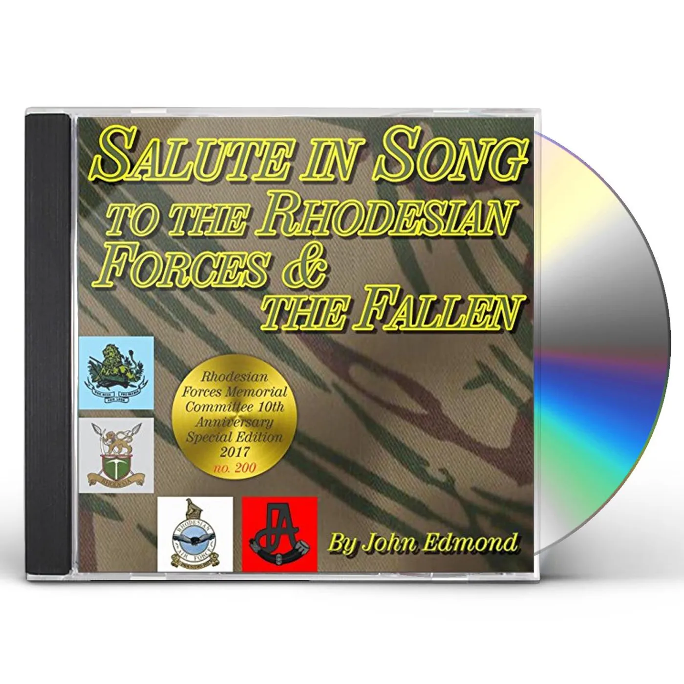 John Edmond SALUTE IN SONG TO THE RHODESIAN FORCES & FALLEN CD