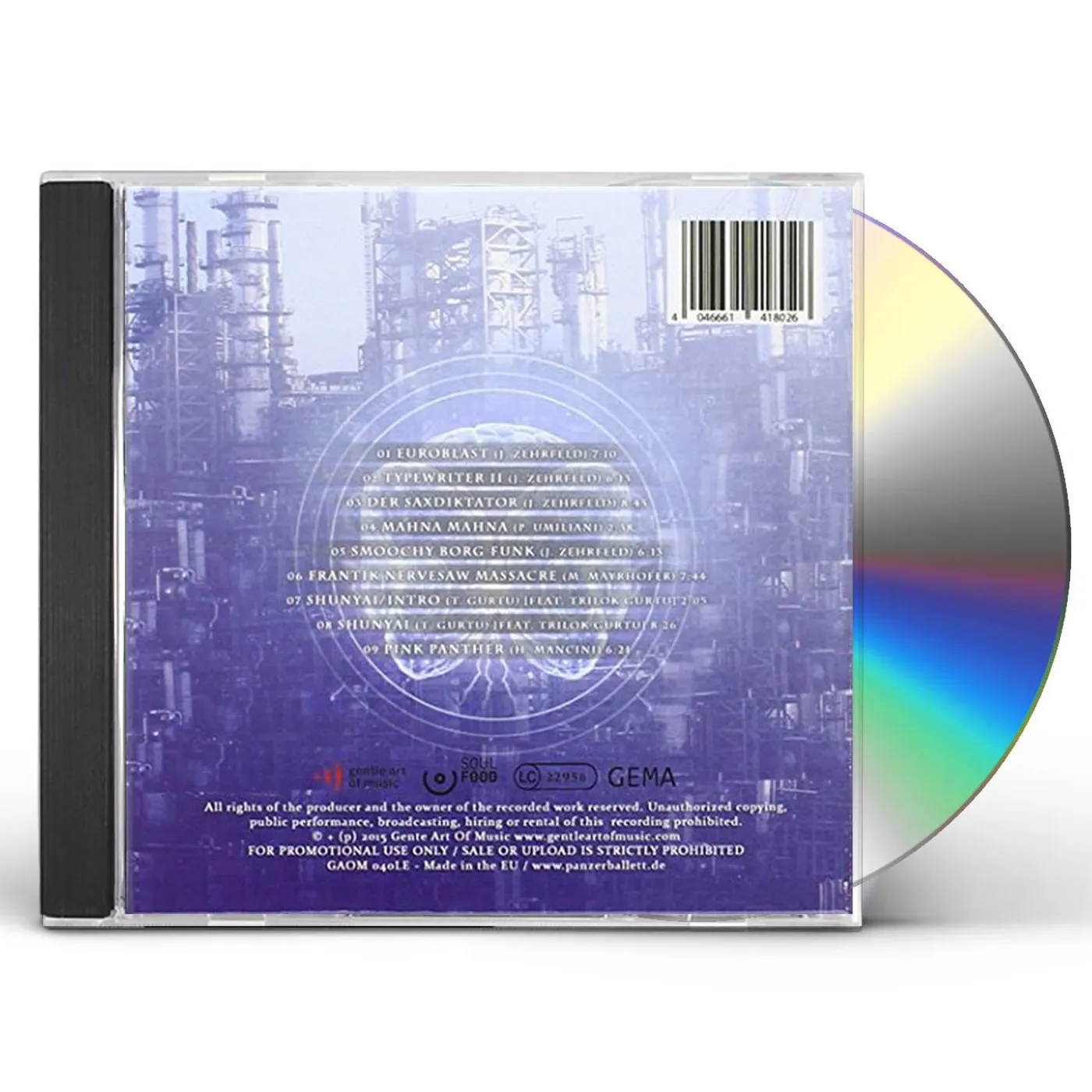 Panzerballett BREAKING BRAIN CD