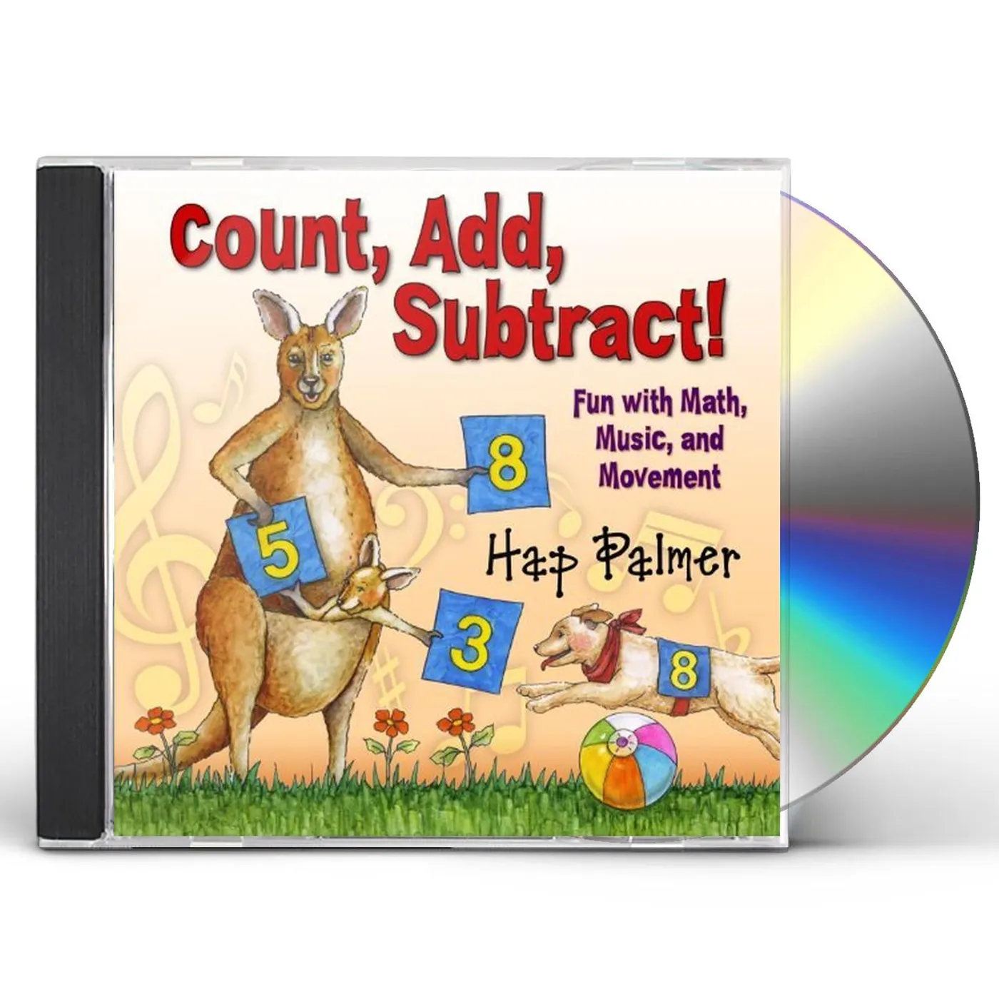 Hap Palmer COUNT ADD SUBTRACT FUN WITH MATH MUSIC & MOVEMENT CD