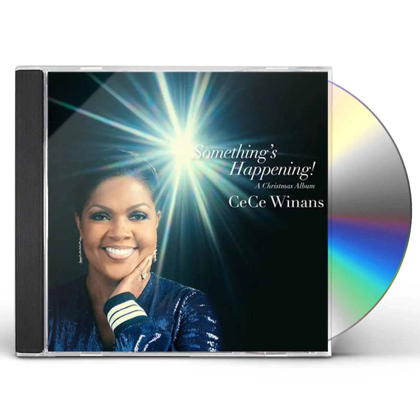 CeCe Winans SOMETHING'S HAPPENING - A CHRISTMAS ALBUM CD
