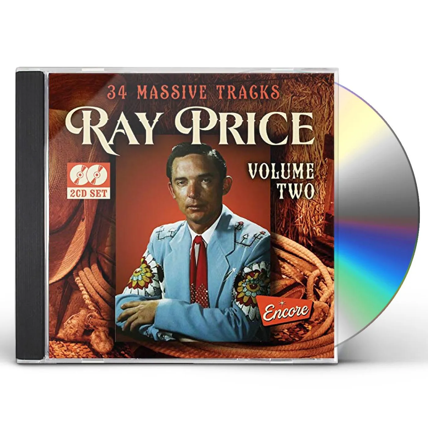 Ray Price 34 MASSIVE HITS VOL 2 CD