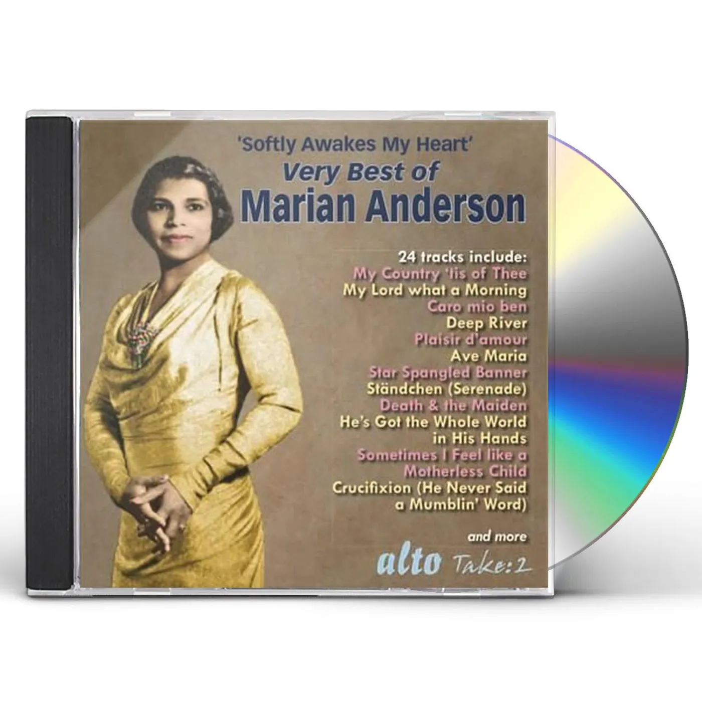 Marian Anderson VERY BEST OF ARIAS SONGS ANTHEMS SPIRITUALS CD