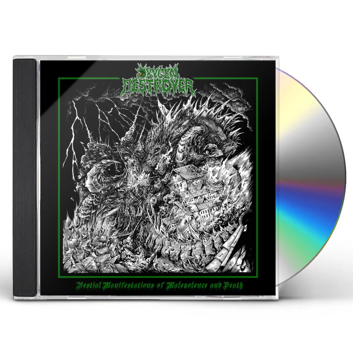 Oxygen Destroyer BESTIAL MANIFESTATIONS OF MALEVOLENCE & DEATH CD