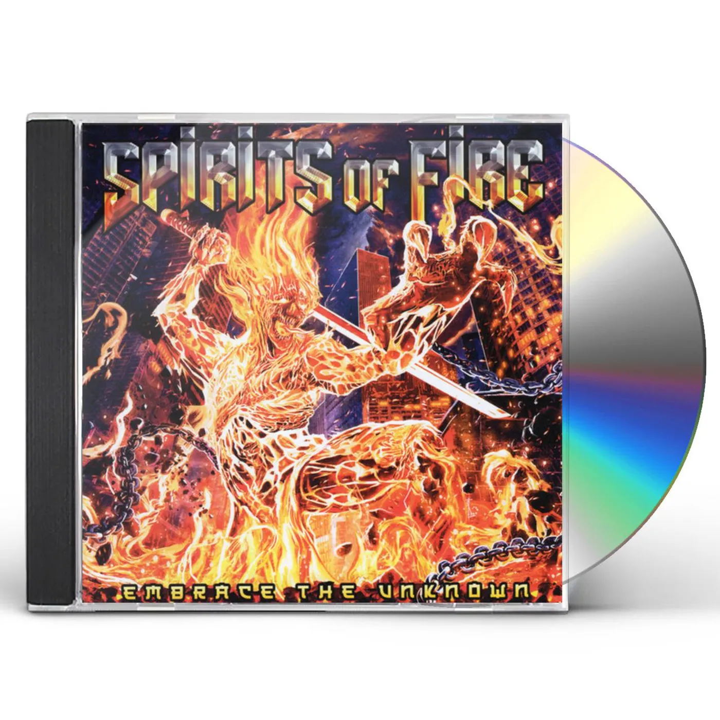 Spirits Of Fire EMBRACE THE UNKNOWN CD
