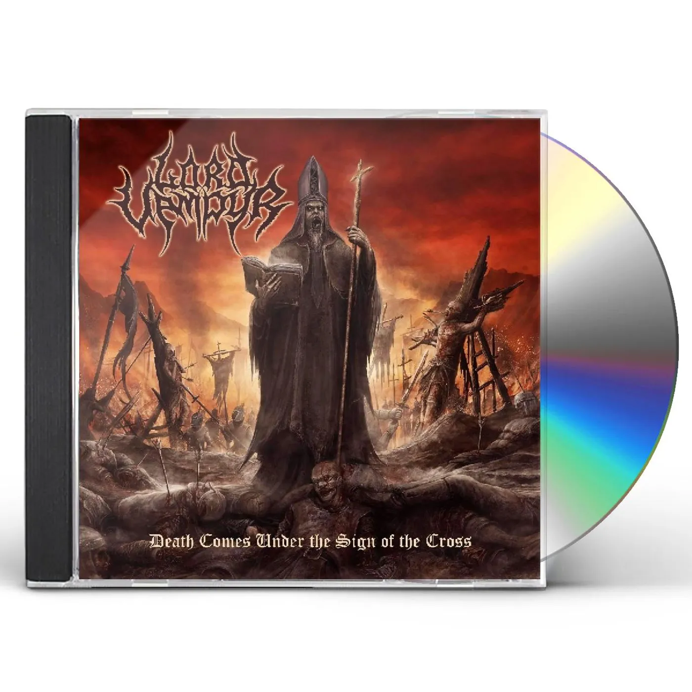 Lord Vampyr DEATH COMES UNDER THE SIGN OF THE CROSS CD