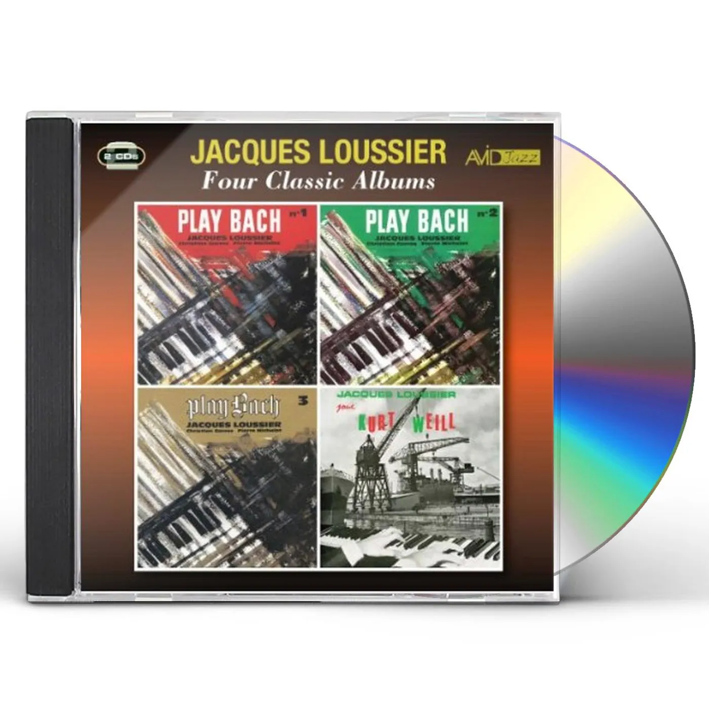 Jacques Loussier PLAY BACH 1-3 / PLAYS KURT CD