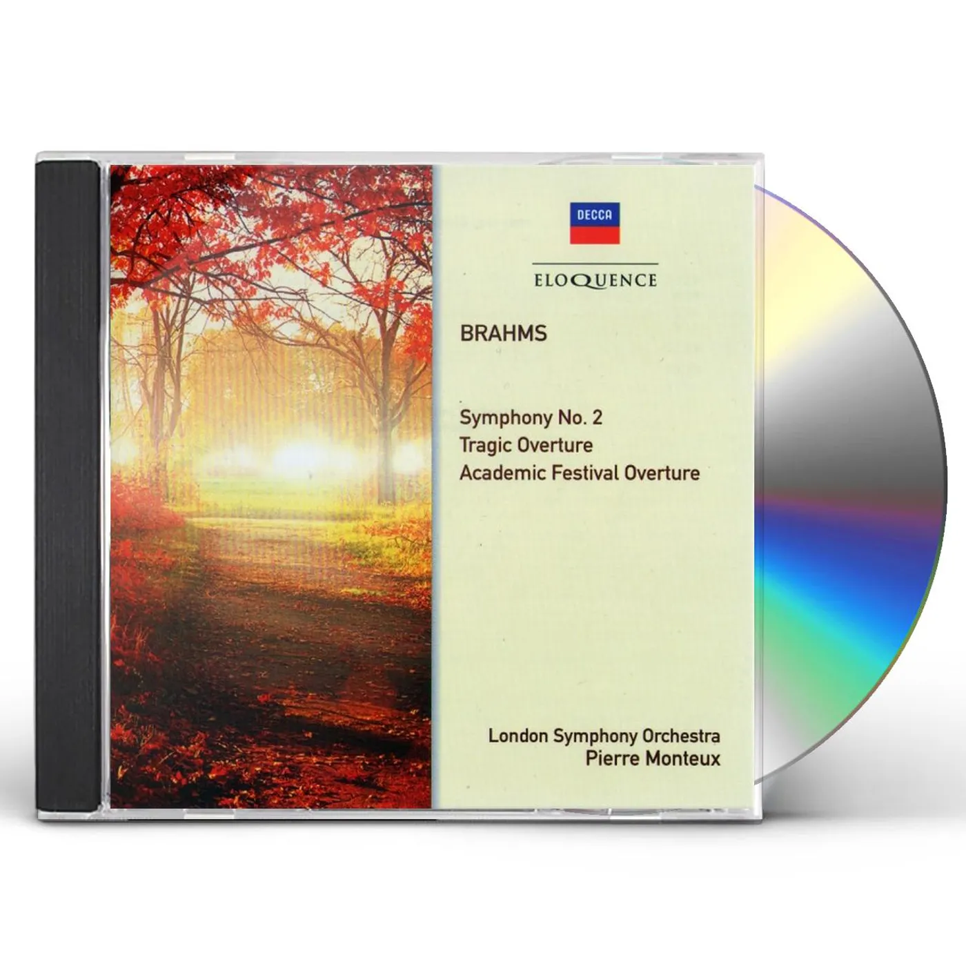 Pierre Monteux BRAHMS: SYMPHONY NO. 2; OVERTURES CD
