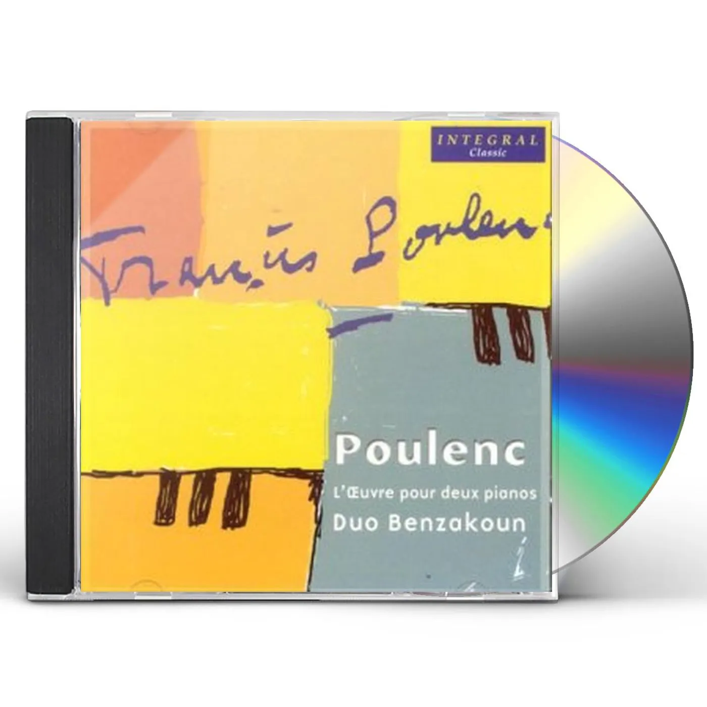 Poulenc LOEUVRE POUR DEUX PIANOSCONCE CD