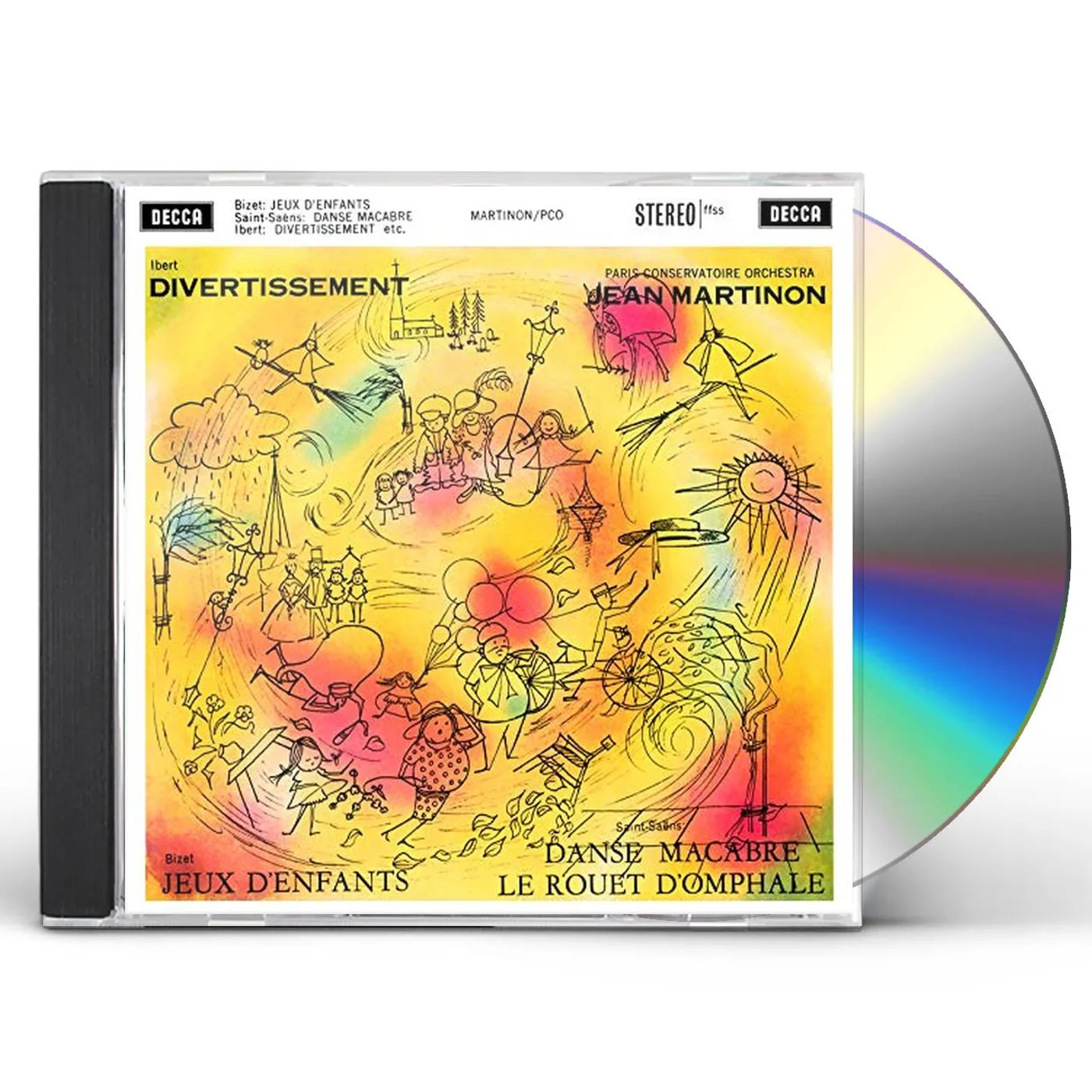 Jean Martinon IBERT SAINT-SAENS BERLIOZ: ORCHESTRA CD