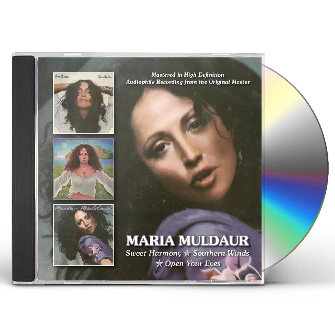 Maria Muldaur SWEET HARMONY/SOUTHERN WINDS/OPEN YOUR EYES CD