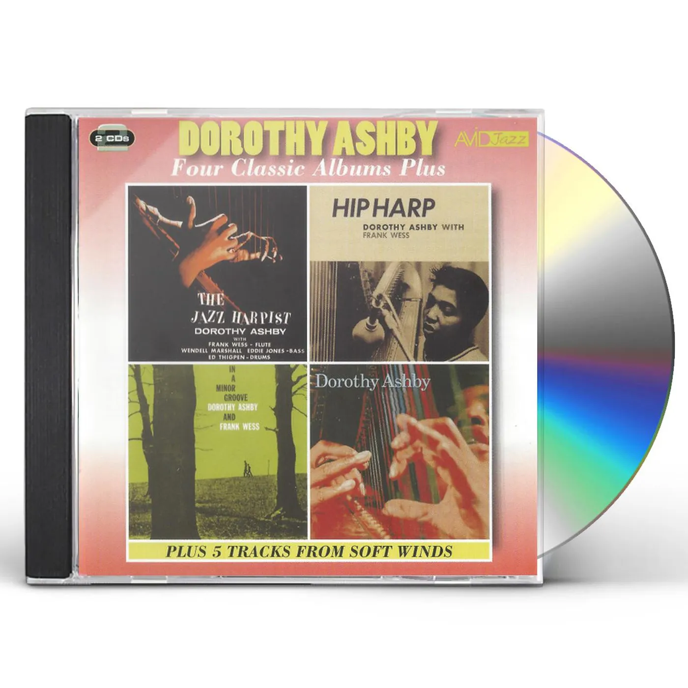 Dorothy Ashby FOUR CLASSIC ALBUMS PLUS JAZZ HARPIST HI CD