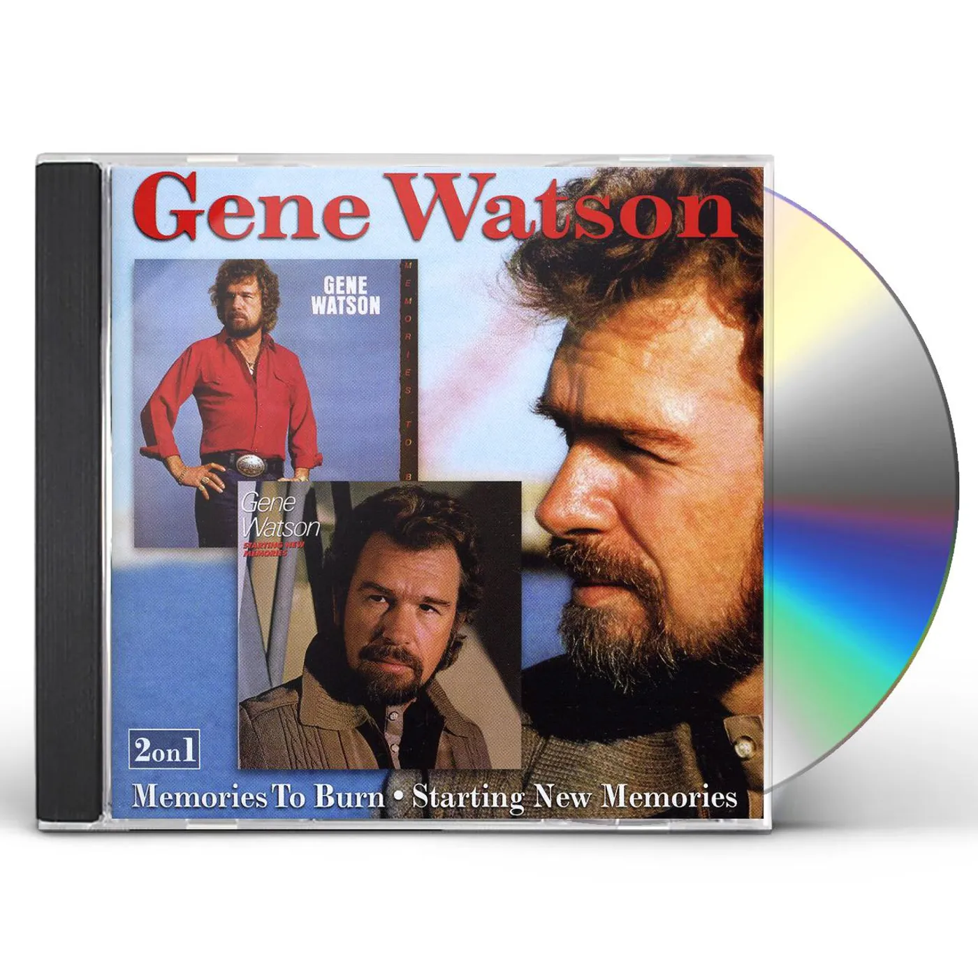 Gene Watson MEMORIES TO BURN / STARTING NEW MEMORIES CD