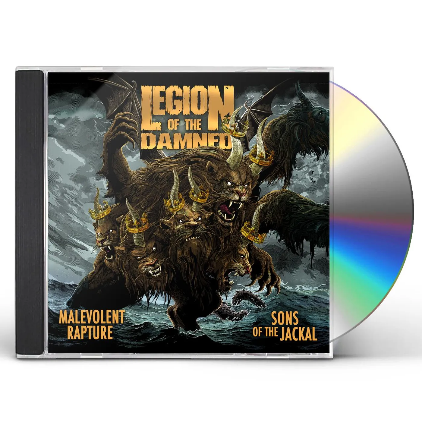 Legion Of The Damned MALEVOLENT RAPTURE / SONS OF THE JACKAL CD