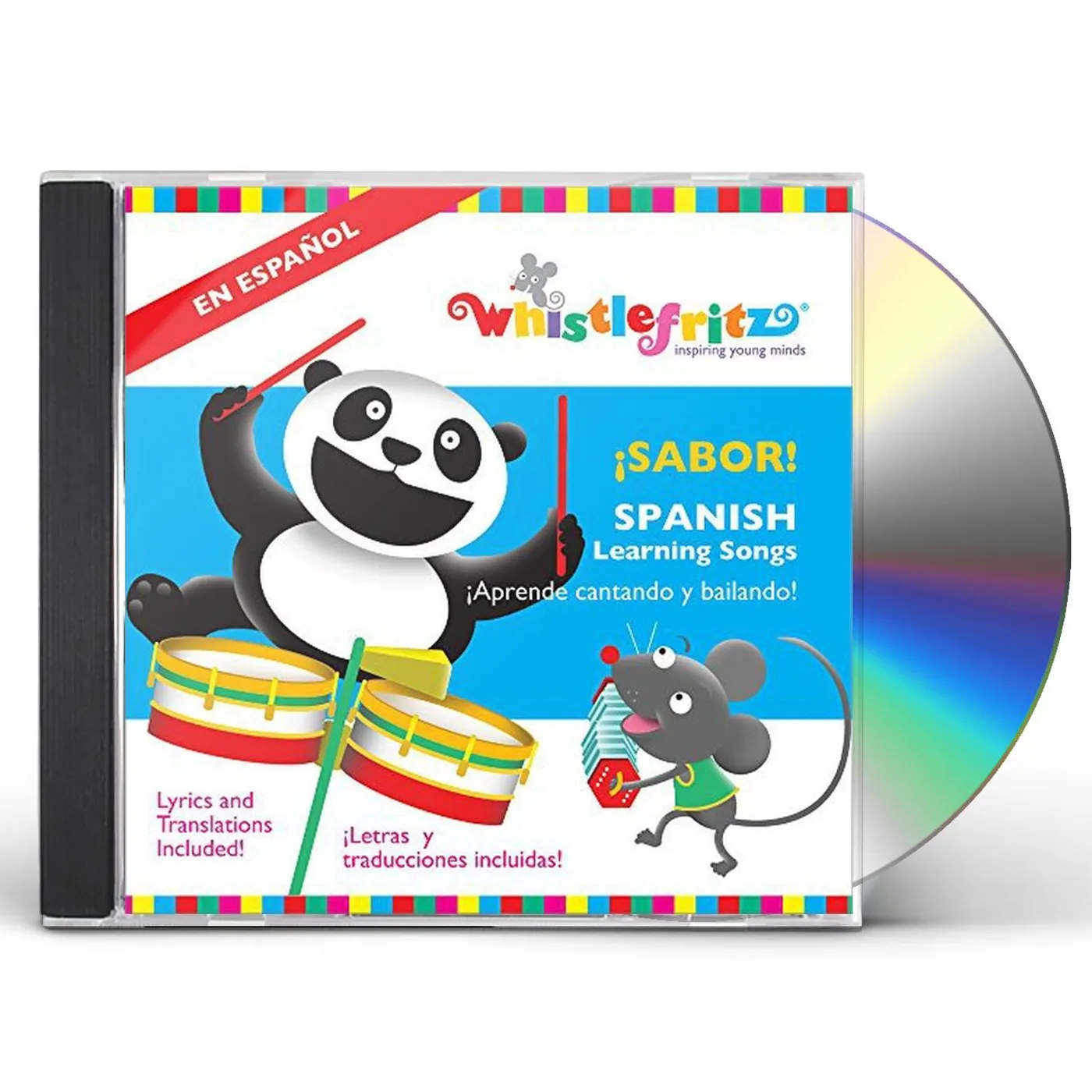 Whistlefritz SABOR SPANISH LEARNING SONGS CD