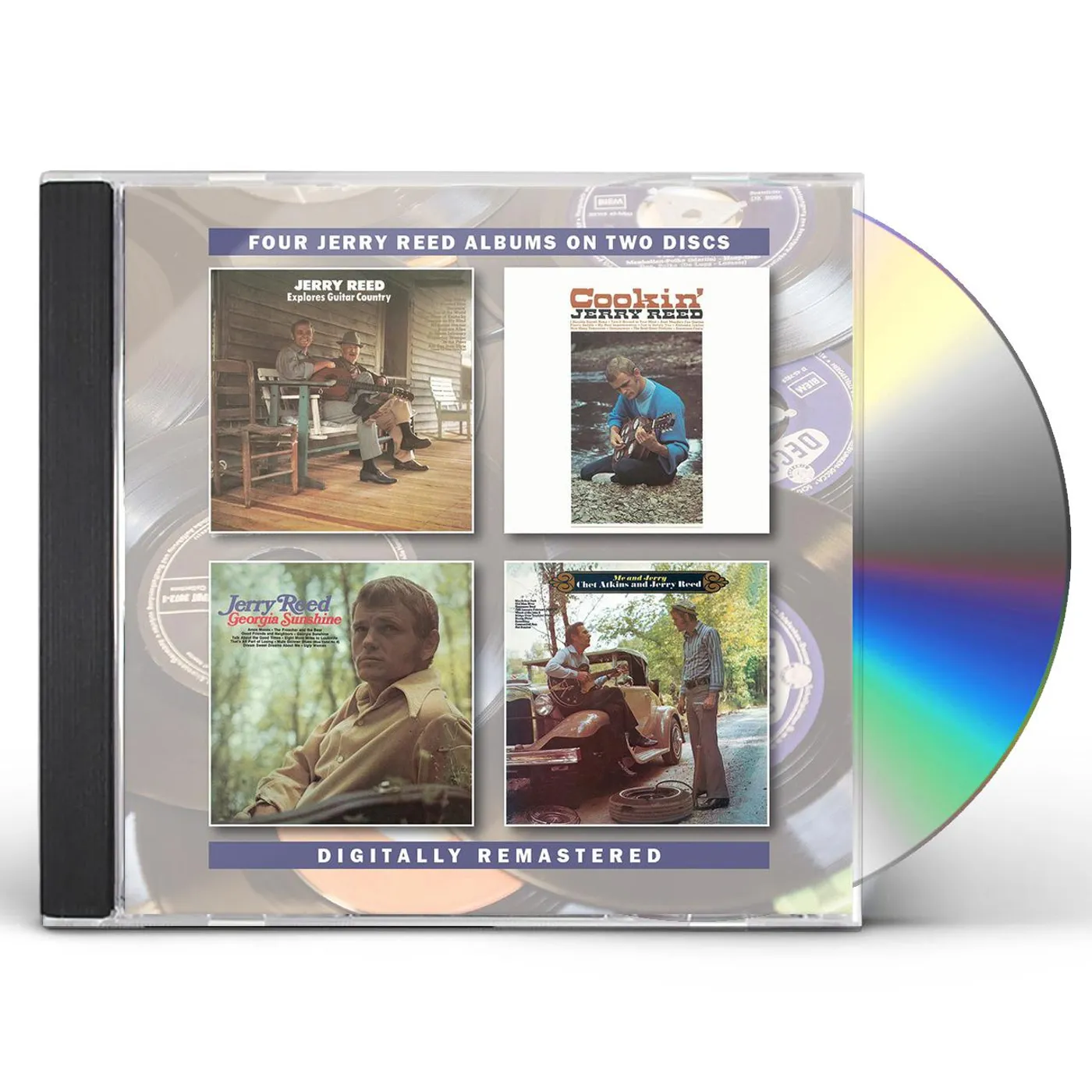 JERRY REED EXPLORES GUITAR COUNTRY / COOKIN CD