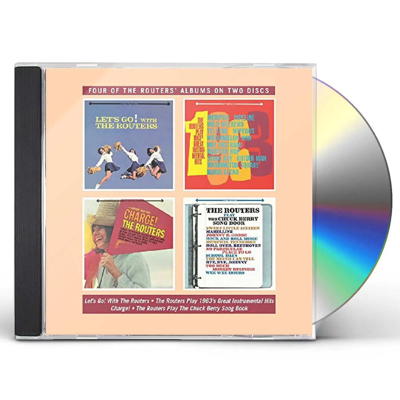 The Routers LET'S GO / PLAY 1963'S GREAT INSTRUMENTAL HITS CD
