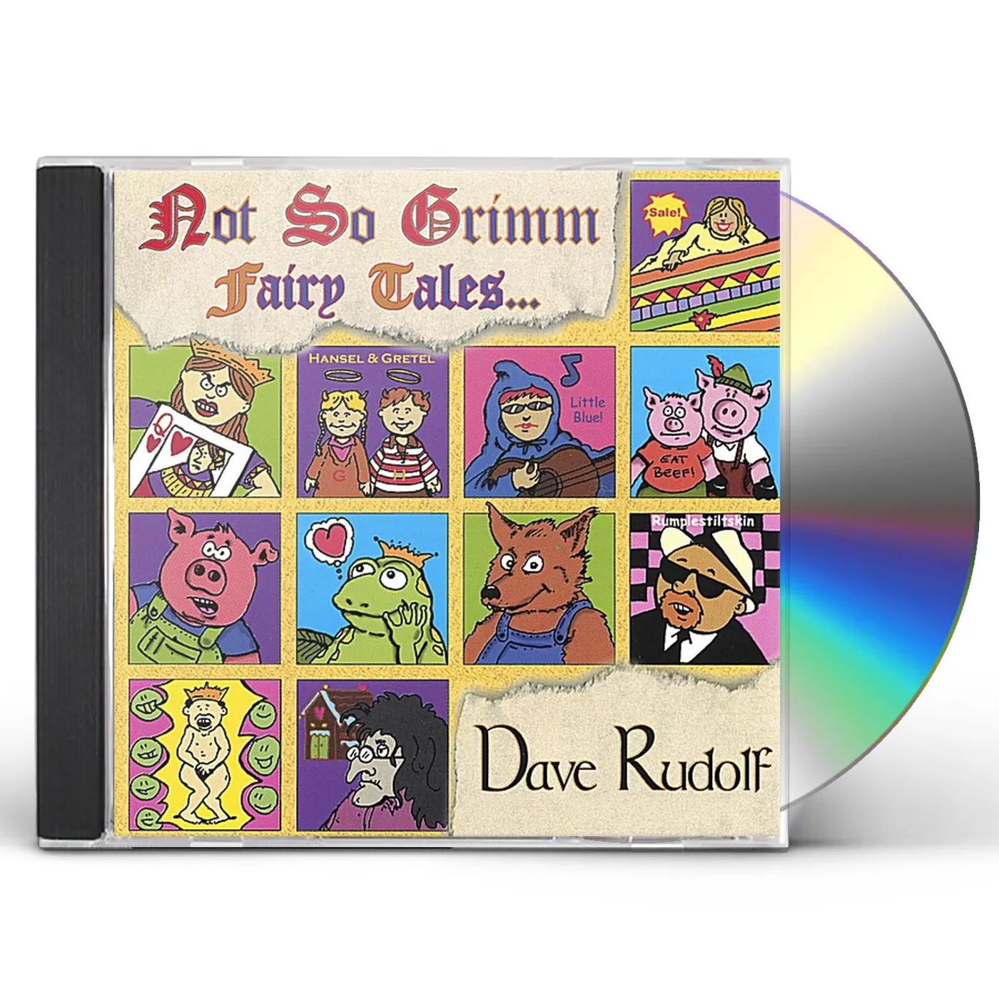 Dave Rudolf NOT SO GRIMM FAIRY TALES CD