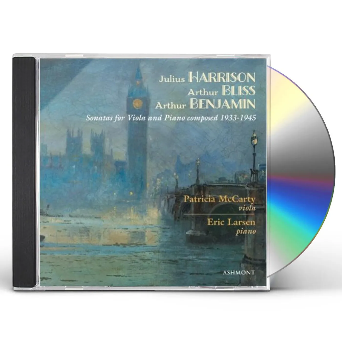 Patricia McCarty HARRISON BLISS BENJAMIN SONATAS FOR VIOLA & PIANO CD
