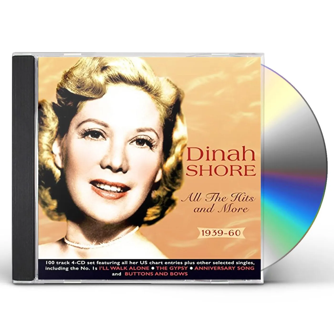 Dinah Shore ALL THE HITS & MORE 1939-60 CD