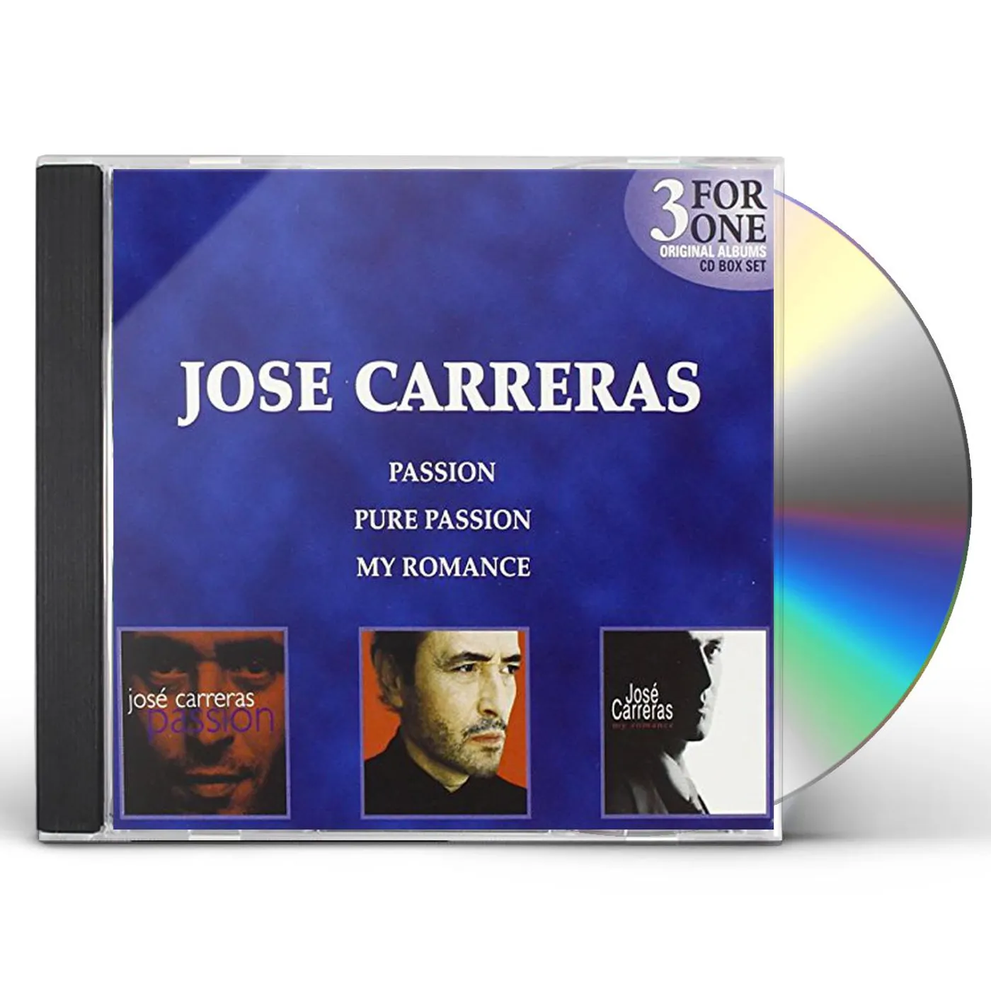 José Carreras PASSION/PURE PASSION/MY ROMANCE CD