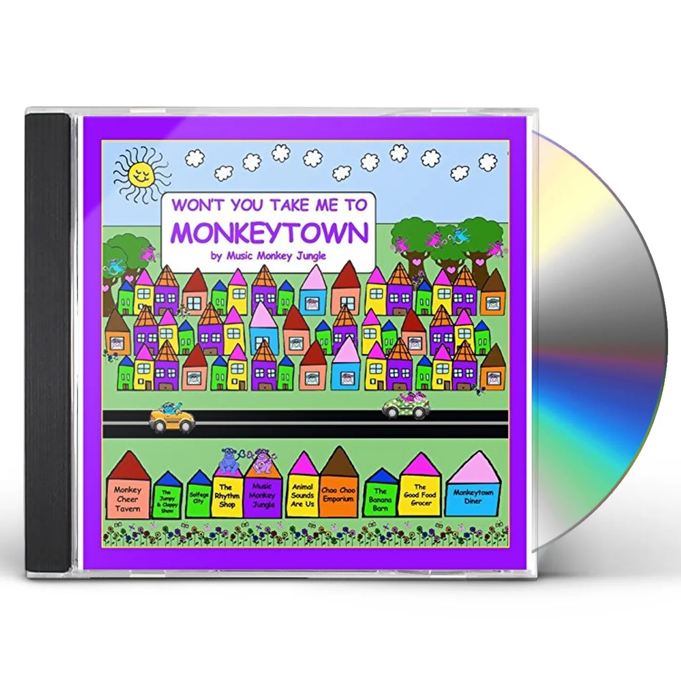 Music Monkey Jungle WON'T YOU TAKE ME TO MONKEYTOWN CD