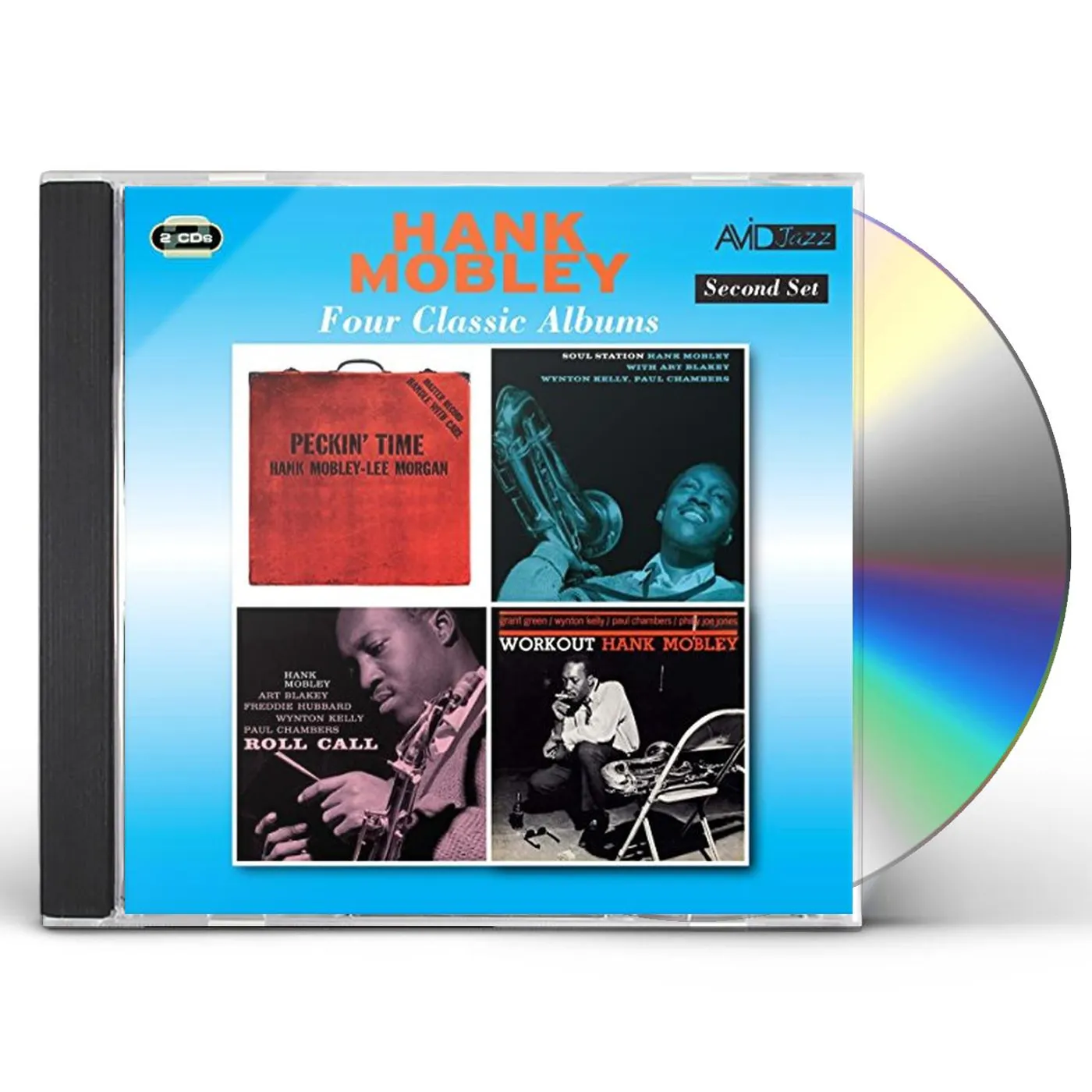 Hank Mobley PECKIN' TIME / SOUL STATION / ROLL CALL / WORKOUT CD