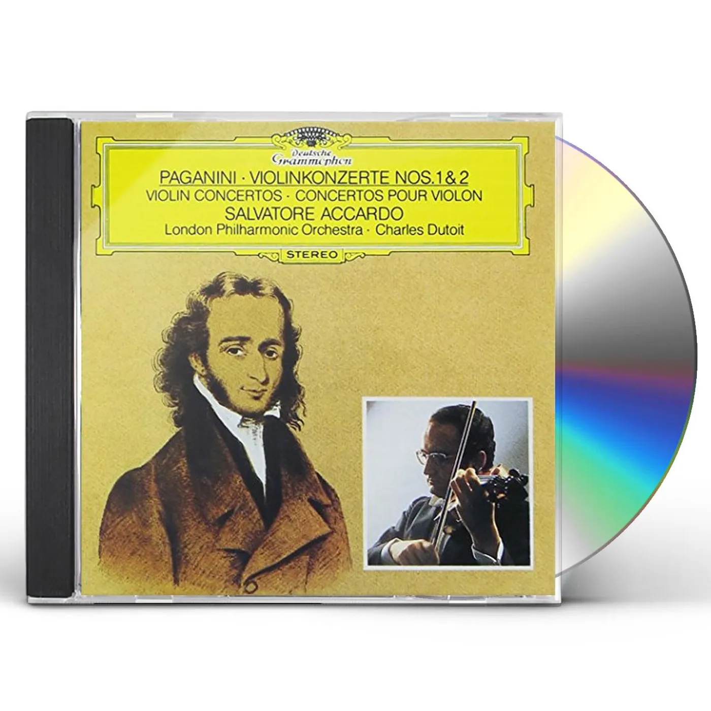 Salvatore Accardo PAGANINI: VIOLIN CONCERTOS NOS.1 & 2 CD