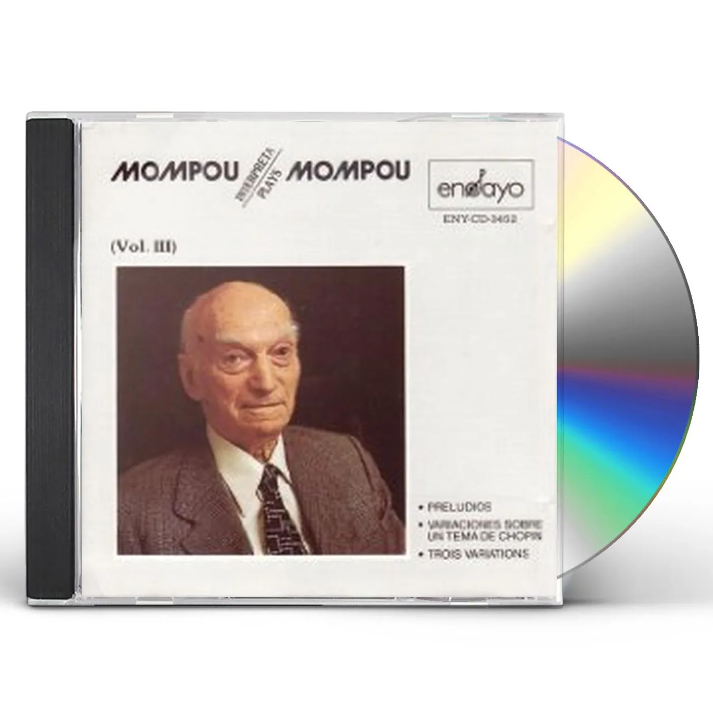 MOMPOU PLAYS MOMPOU 3 CD