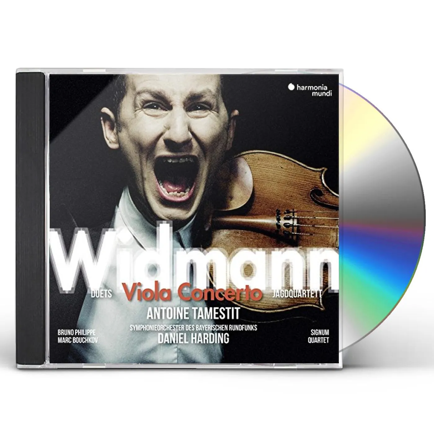 Antoine Tamestit WIDMANN: VIOLA CONCERTO, JAGDQUARTETT, DUETS CD