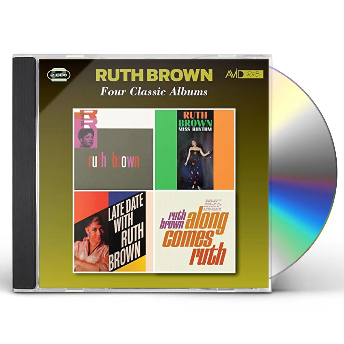 Ruth Brown MISS RHYTHM / LATE DATE / ALONG COMES RUTH CD