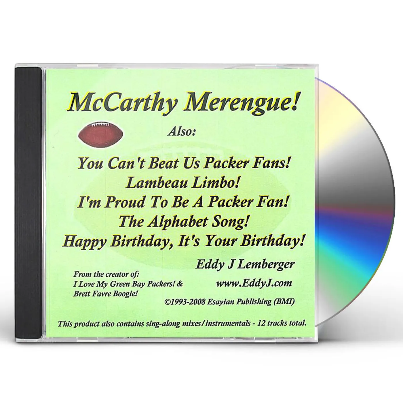 Eddy J Lemberger MCCARTHY MERENGUE CD