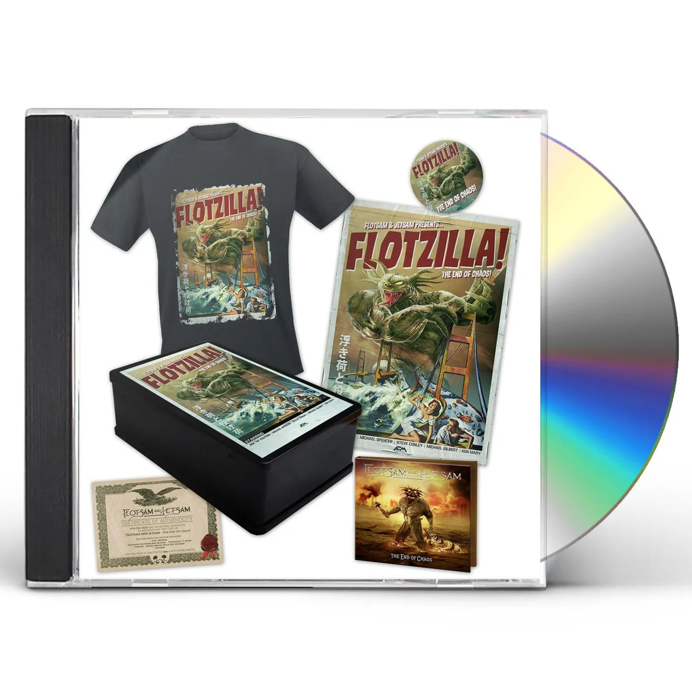 Flotsam & Jetsam THE END OF CHAOS (XXL SHIRT) CD