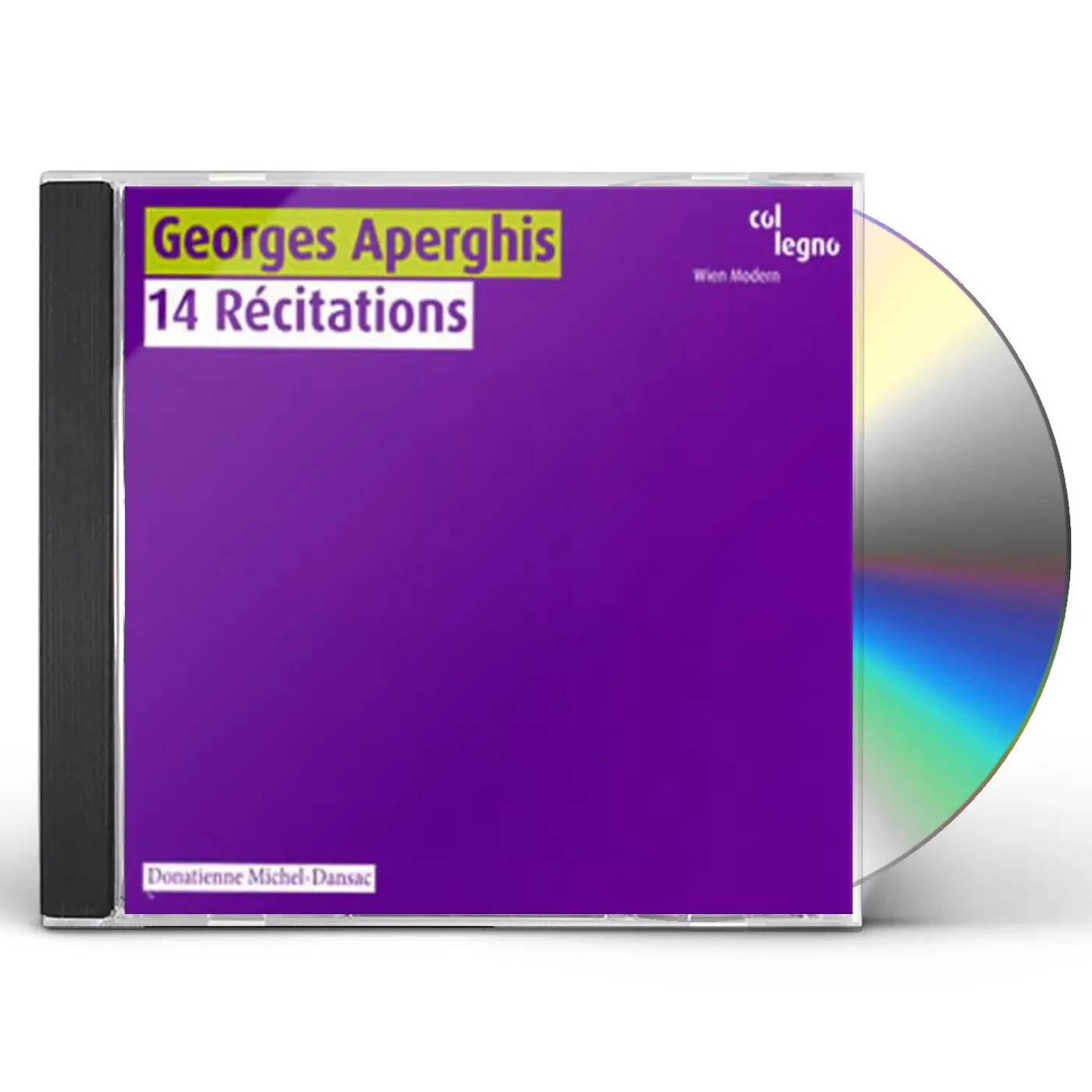 Georges Aperghis 14 RECITATIONS CD