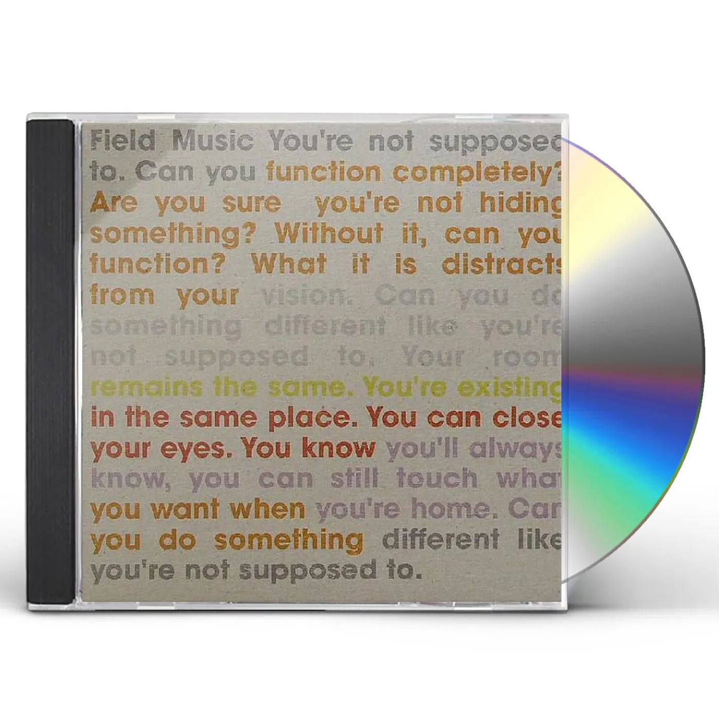 Field Music You're Not Supposed To Vinyl Record