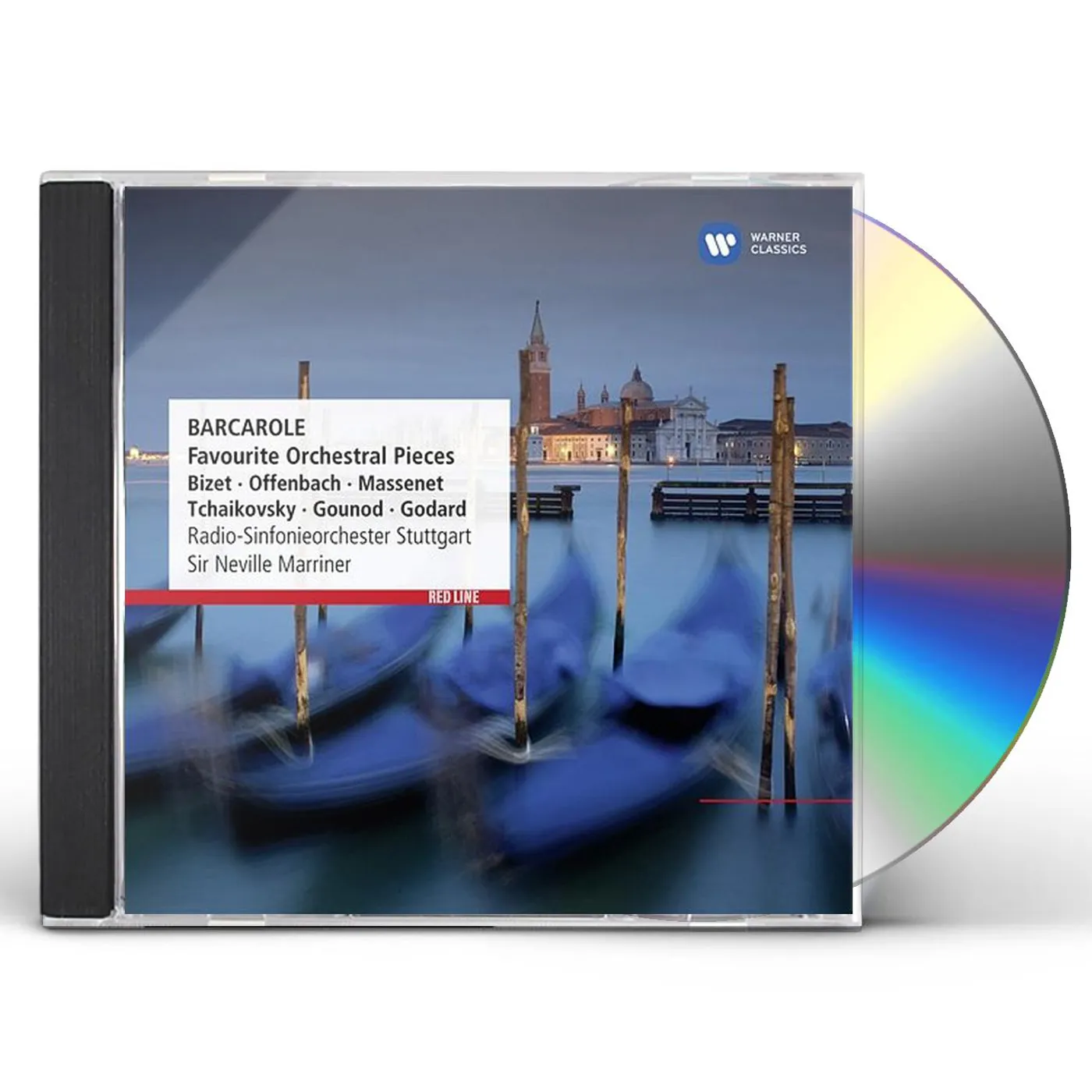 Neville Marriner RED LINE: BARCAROLE FAVOURITE ORCHESTRAL PIECES CD