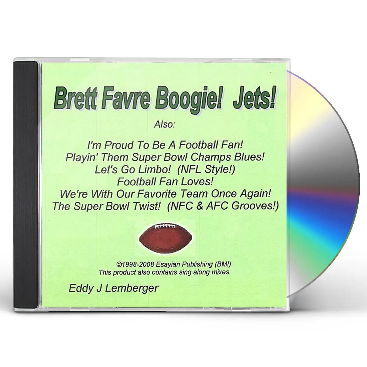 Eddy J Lemberger BRETT FAVRE BOOGIE JETS CD